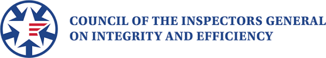 Logo Counsil of the Inspectors General on Integrity and Effectiency